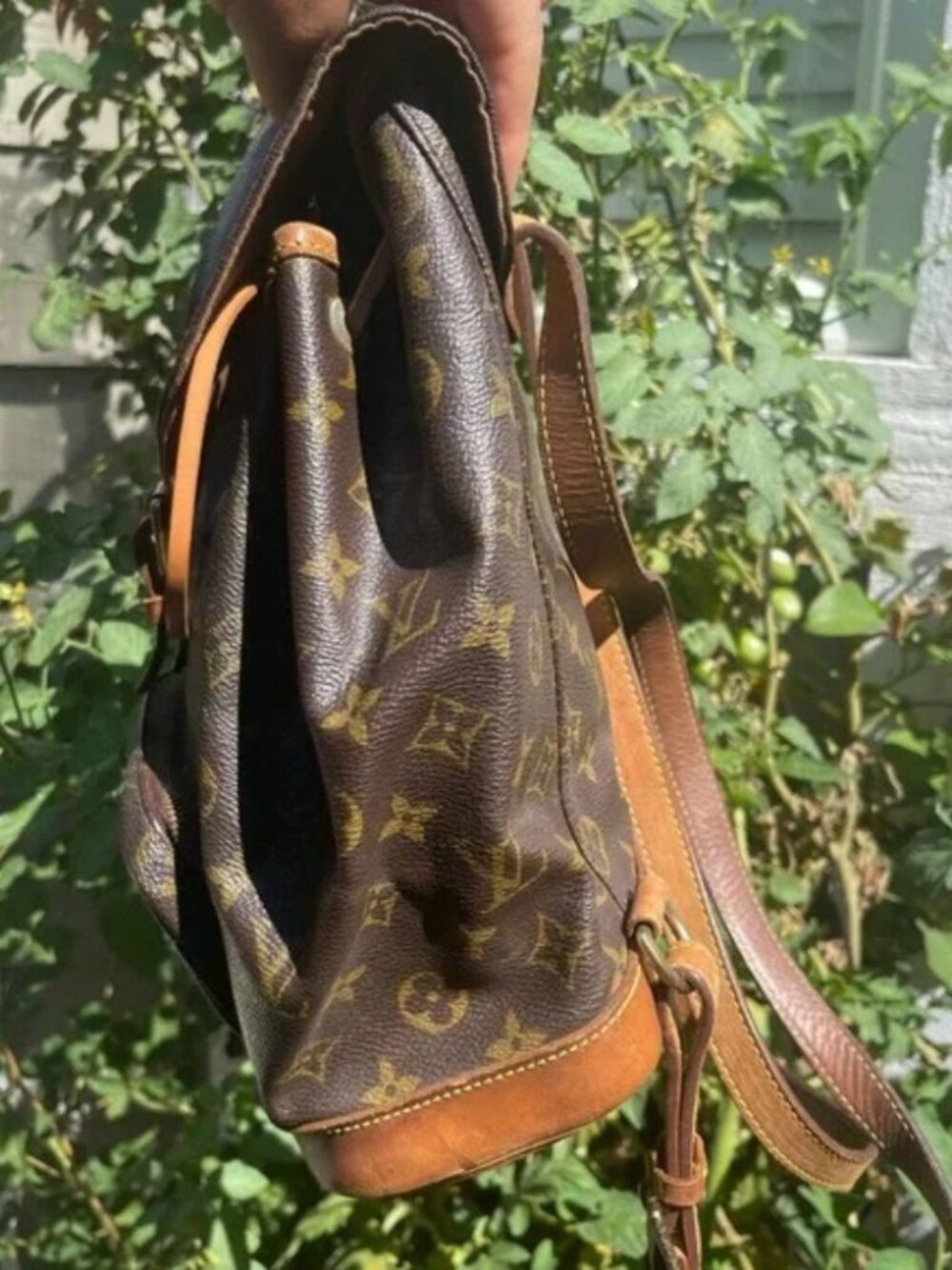 Louis Vuitton LV BackPack Bag Montsouris MM Browns Monogram - Picture 8 of 12
